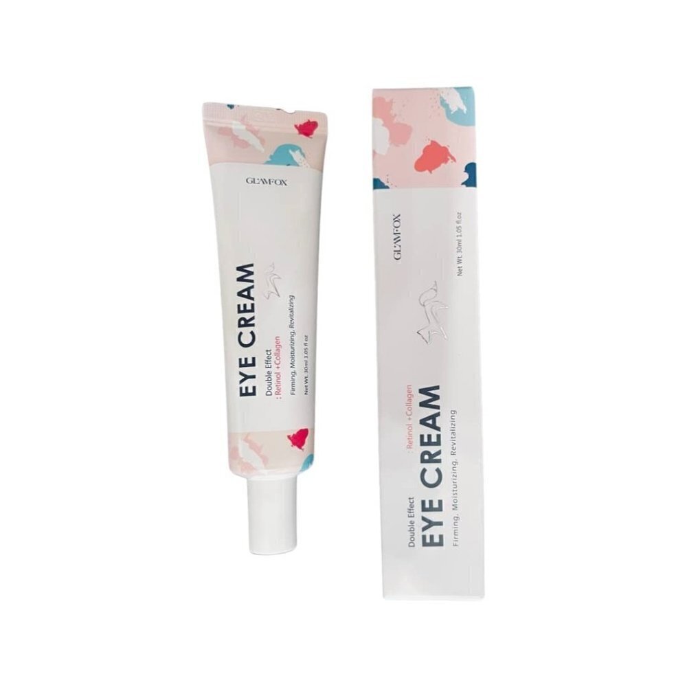 Glamfox Double Effect Retinol + Collagen Eye Cream 1.05 oz / 30 ml Firming